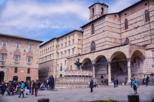 Perugia piazza IV Novembre